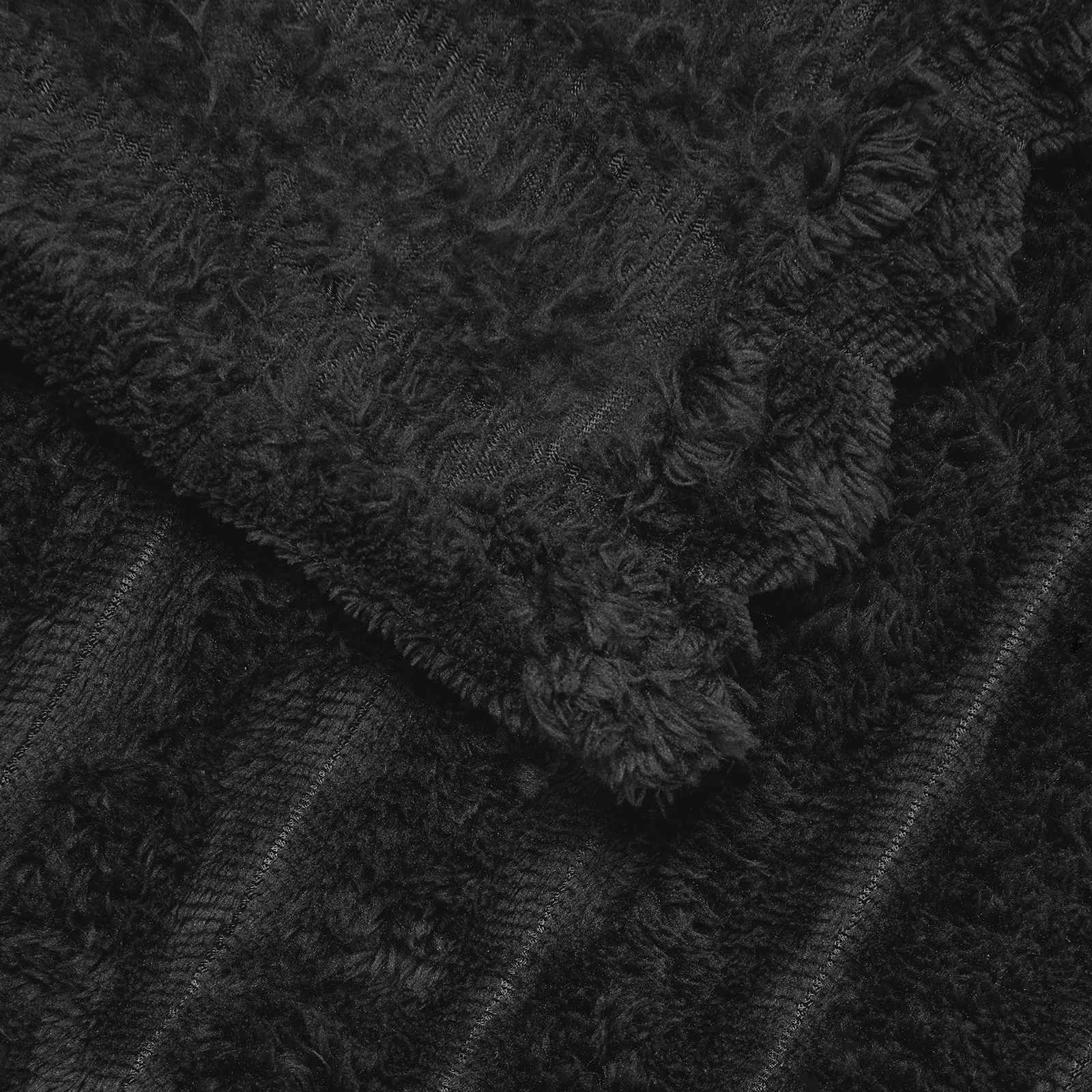 Überwurfdecke Beige 150 x 130 cm Fleece