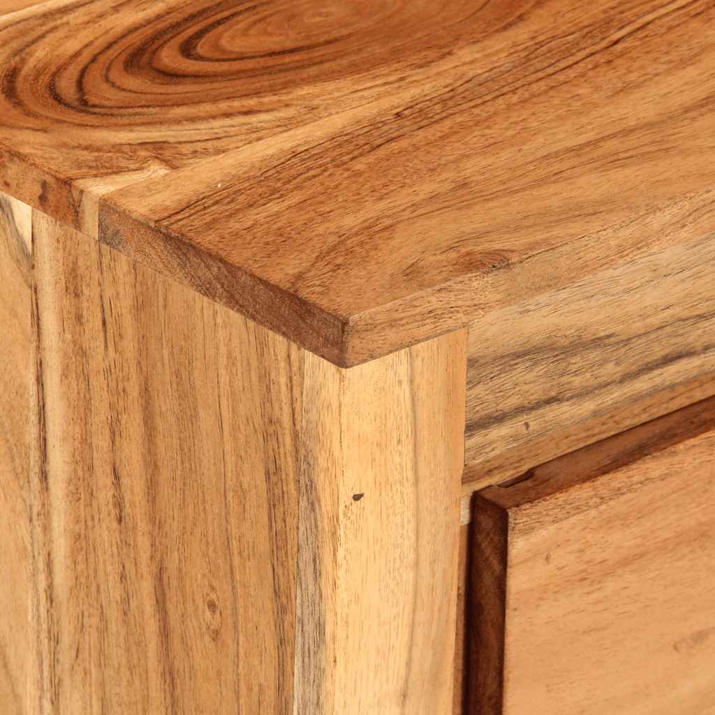 Schubladenschrank 60x33x75 cm Massivholz Akazie