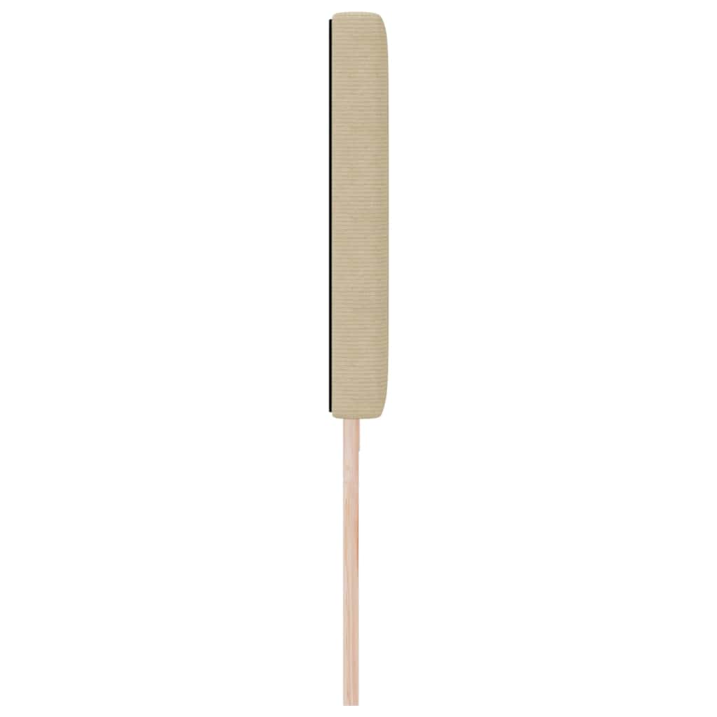Kopfteil Hellgrau 80 cm Cordstoff