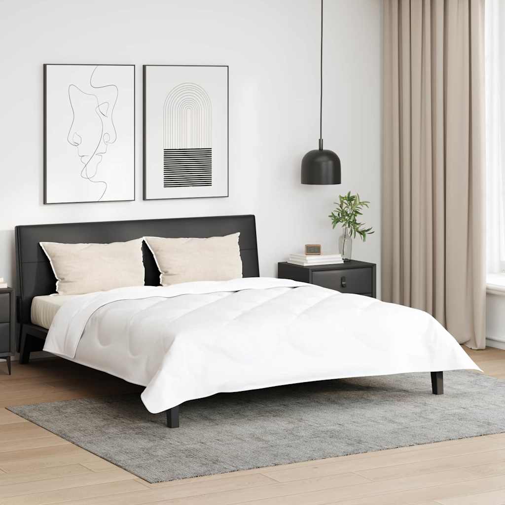 Kopfkissen mit Kissen Weiß 60 x 40 x 20 cm Polyester