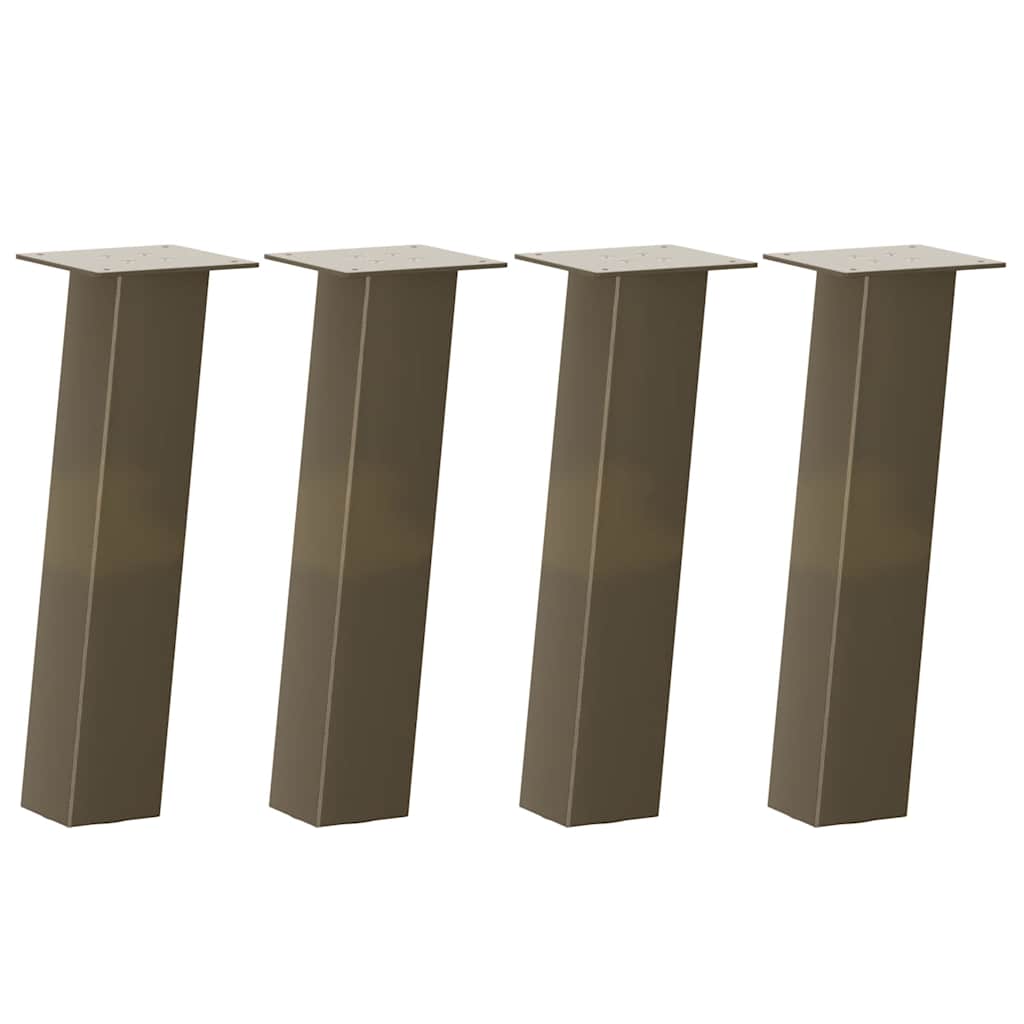 Couchtischbeine 4 Stk. Schwarz 30 cm Stahl