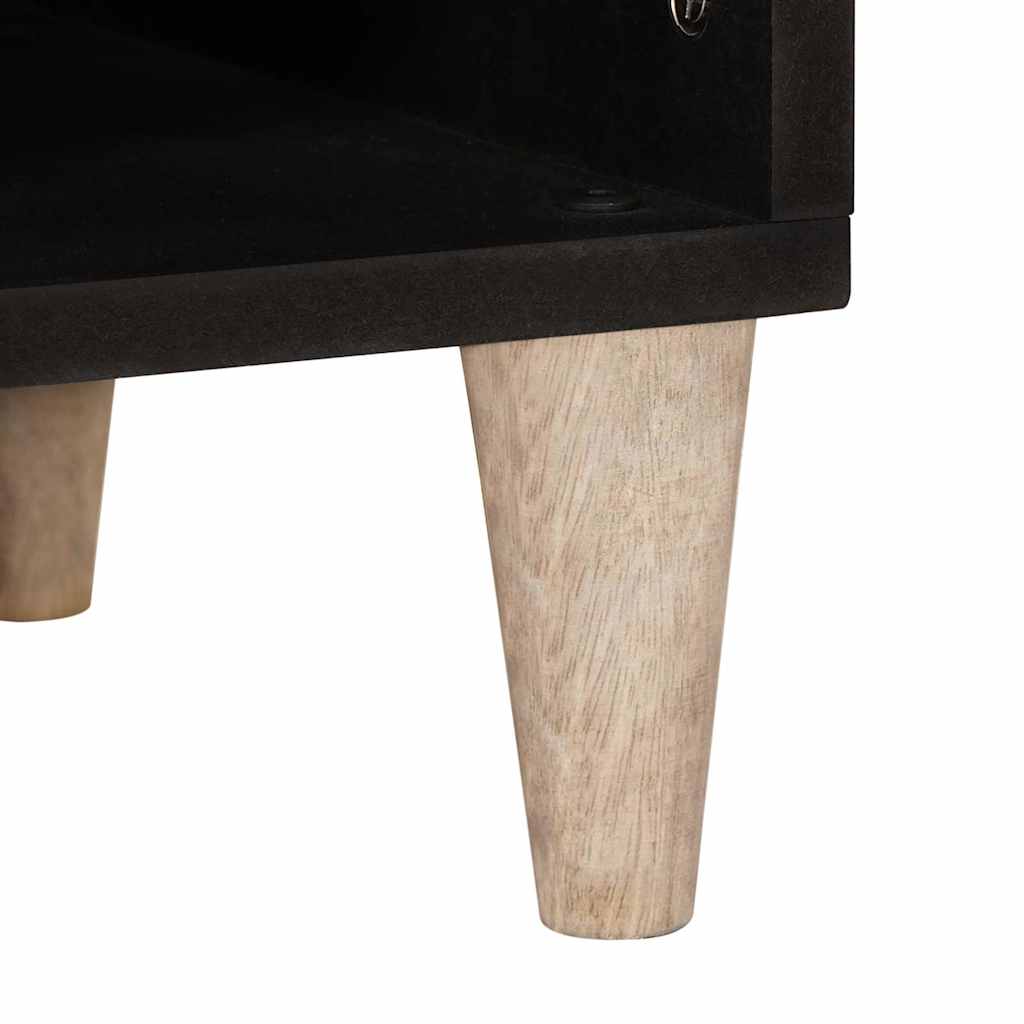 TV-Schränk mit Schubladen 100 x 33 x 46 cm Massivholz Mango