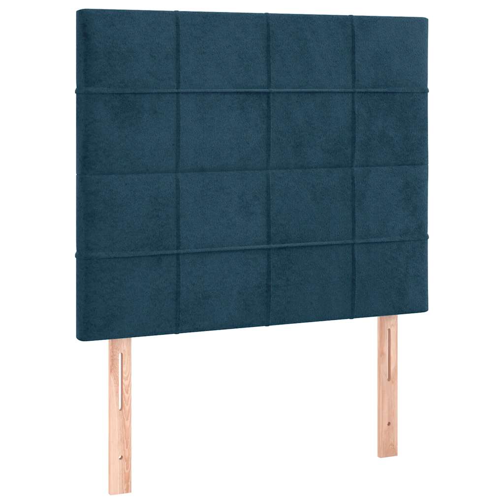 Kopfteil Hellgrau 80x5x118/128 cm Samt