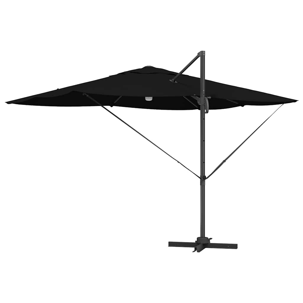 Sonnenschirm Sand 351 x 250 x 253 cm Polyester und Aluminium
