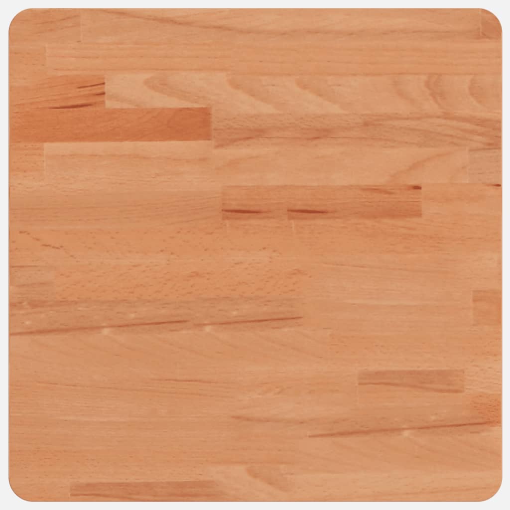 Tischplatte Ø30x1,5 cm Rund Massivholz Buche