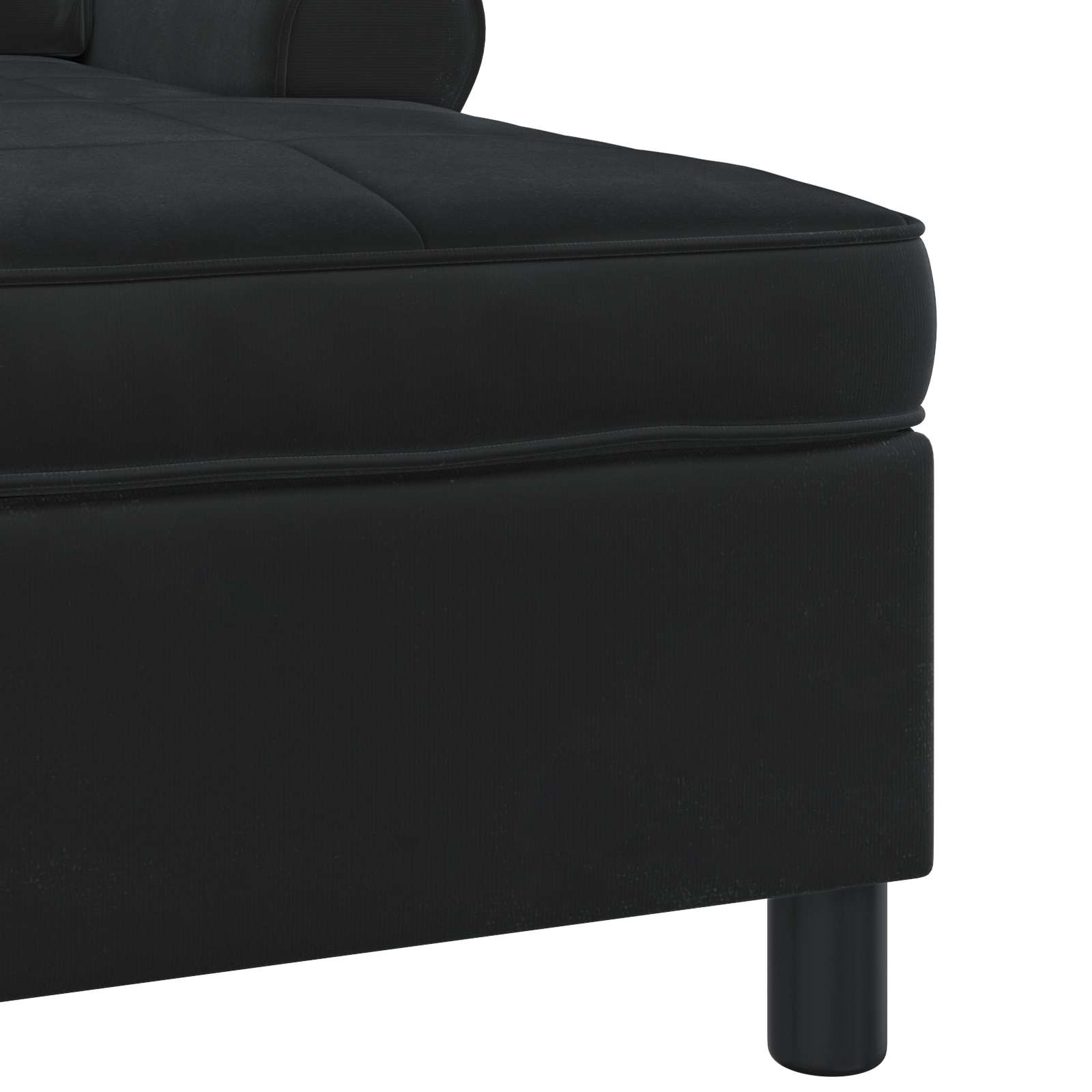 Lounge-Liege mit Kissen Hellgrau 91 x 157 x 91 cm Samt