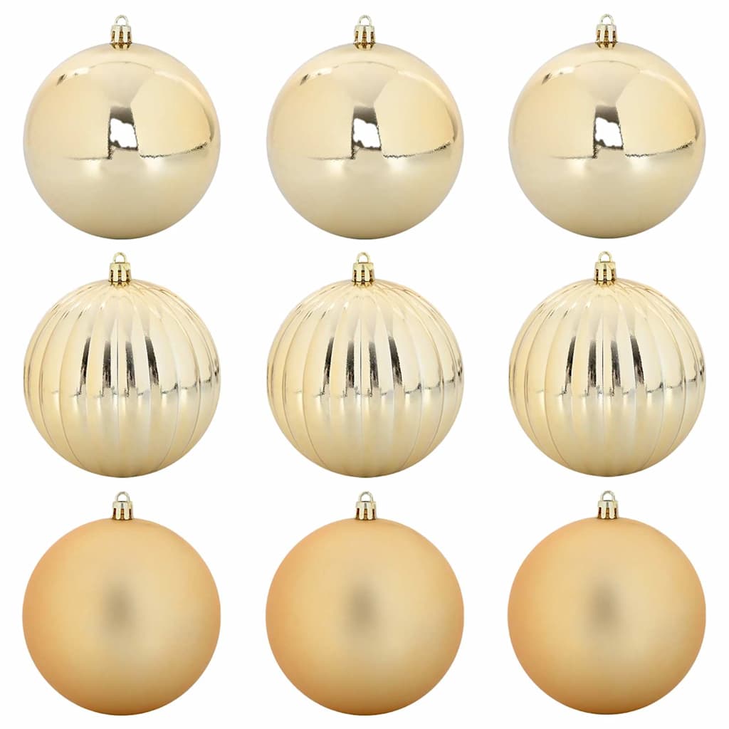 Weihnachtsbaumkugel Set XL 9 pcs Rot Kunststoff