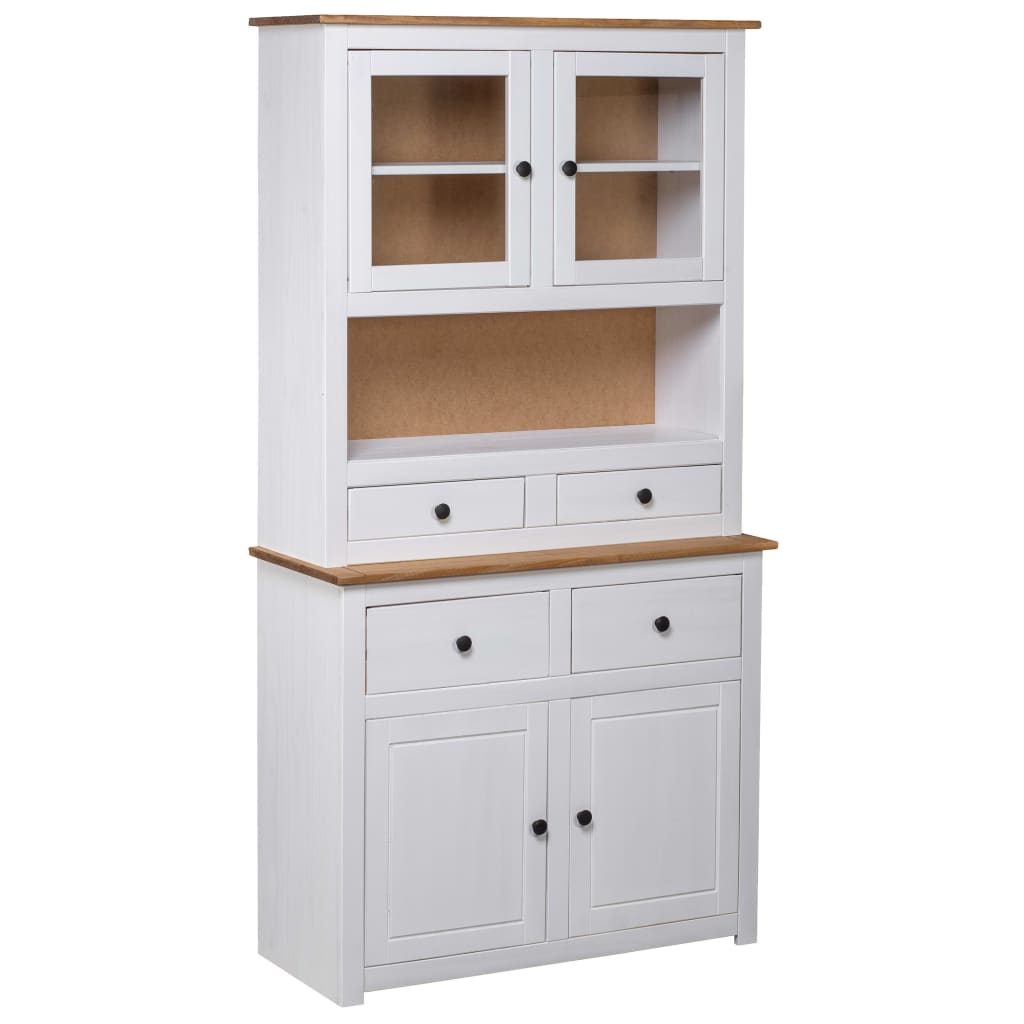 Highboard 93x40,5x180 cm Kiefernholz Panama
