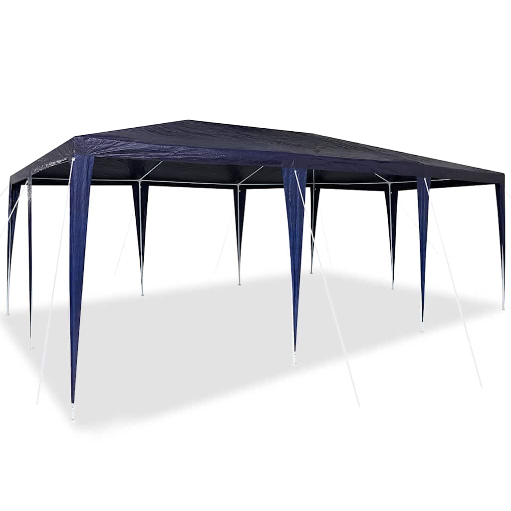 Party-Zelt Weiß 400 x 400 x 266 cm Polyethylen und Stahl