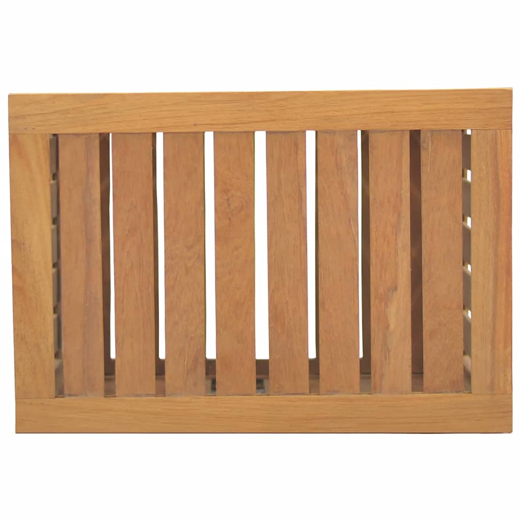 Wäschekorb Natur 35 x 25 x 60 cm Massivholz Teak