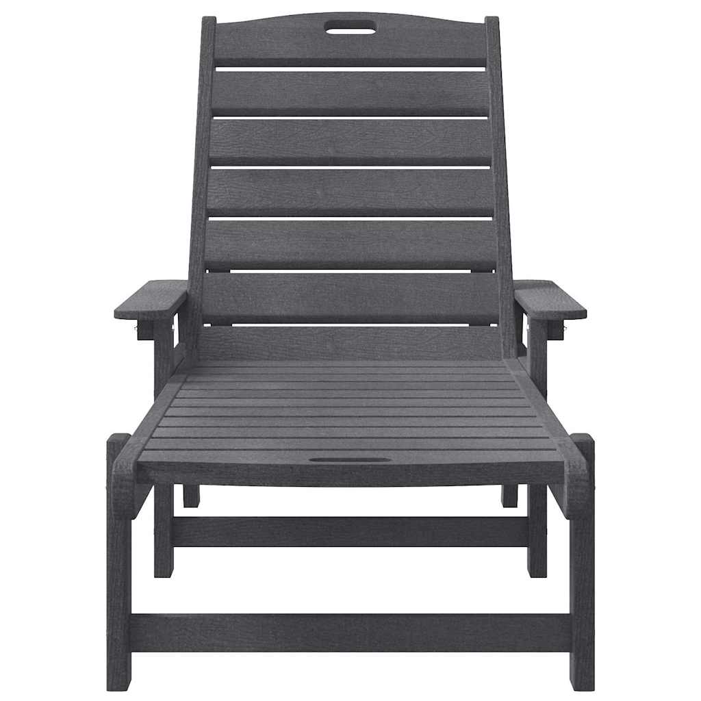 Sonnenliege 2 pcs Weiß 195,5 x 53 x 98,5 cm Polyethylen