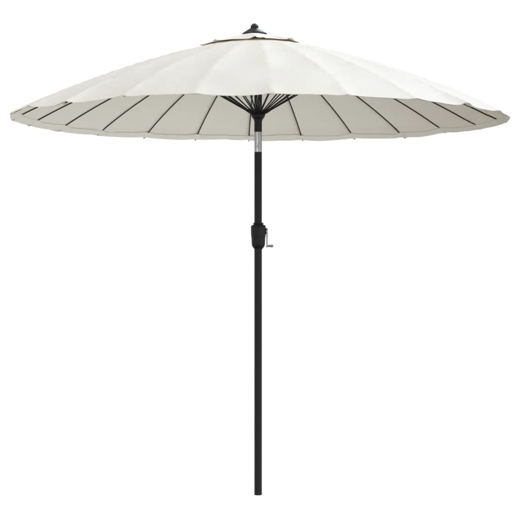 Sonnenschirm mit Aluminium-Mast 270 cm Grün