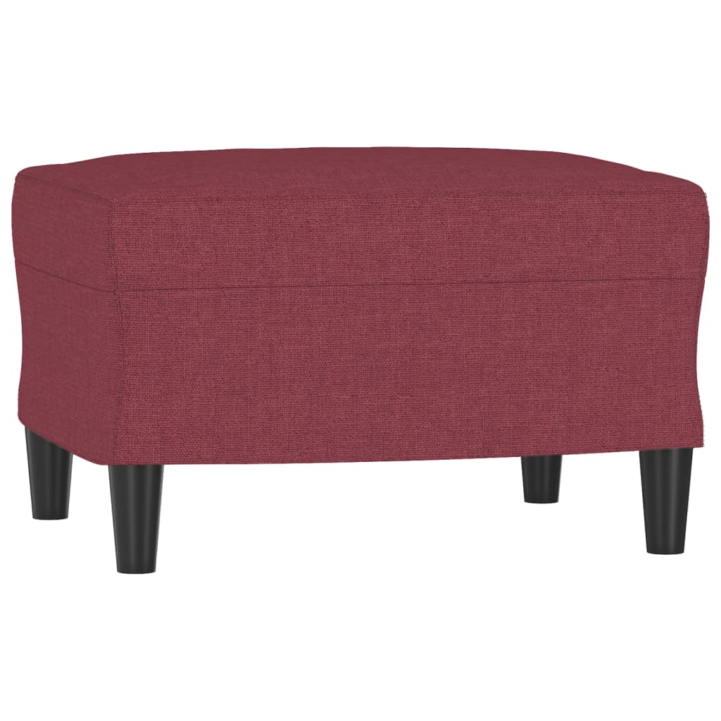 Fußhocker Hellgrau 60x50x41 cm Stoff