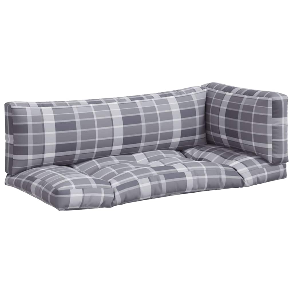 Palettenkissen Blau Weiß Gestreift 58x58x10 cm Oxford-Gewebe
