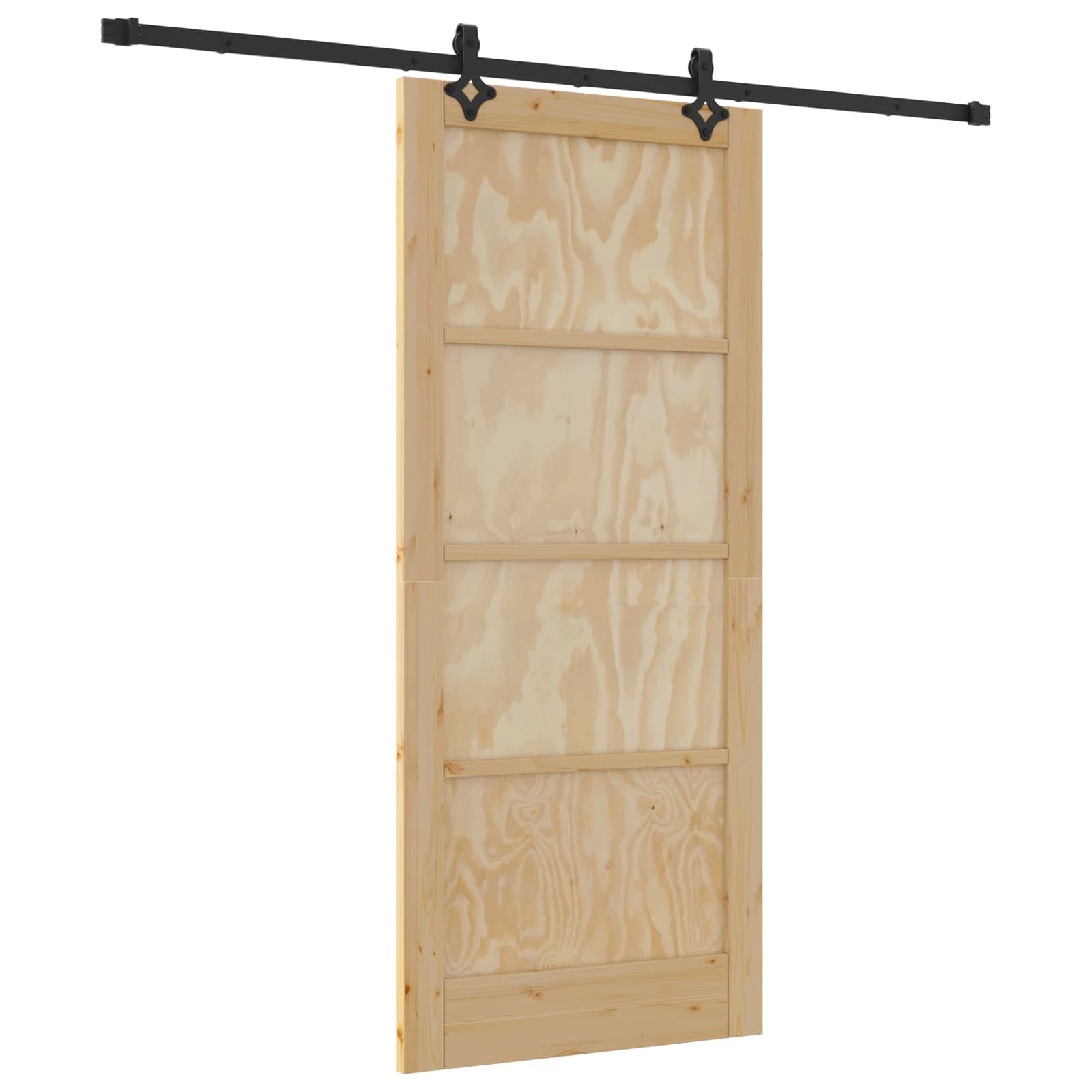 Schiebetür ORKDAL Natur 61 x 198,5 cm Massives Kiefernholz