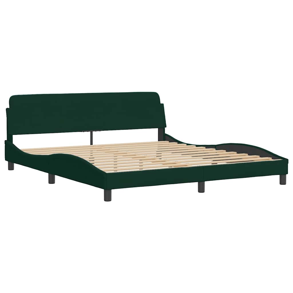 Bett mit Matratze "Hanko" Hellgrau 80x200 cm Samt