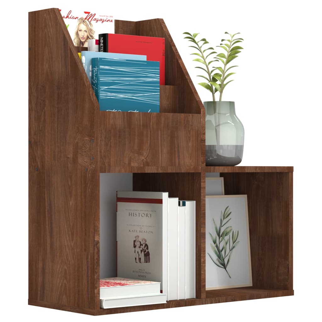 Kinder-Bücherregal Grau Sonoma-Eiche 71x30x78,5cm Holzwerkstoff