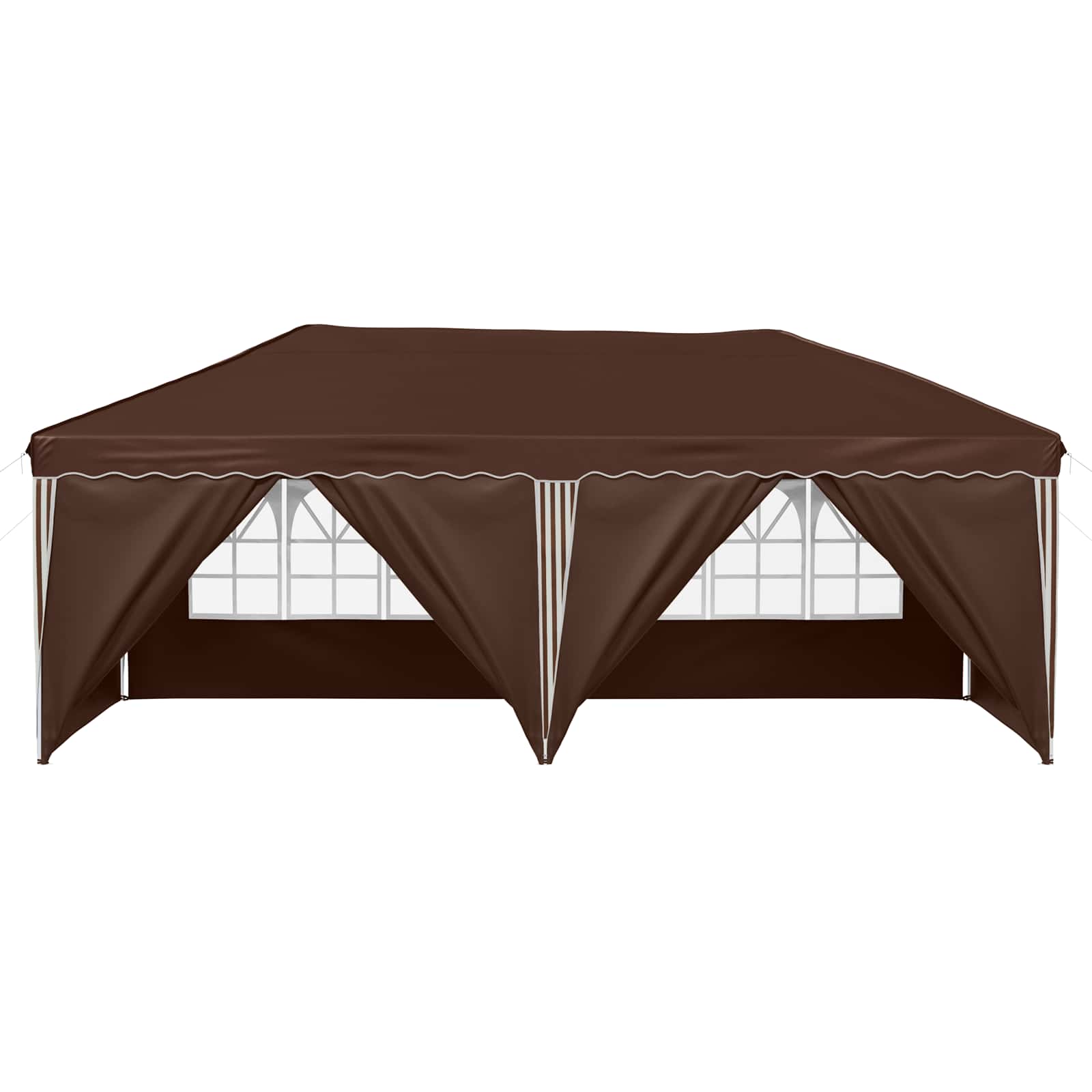 Pop-up Partyzelt 575 x 290 x 245 cm Creme