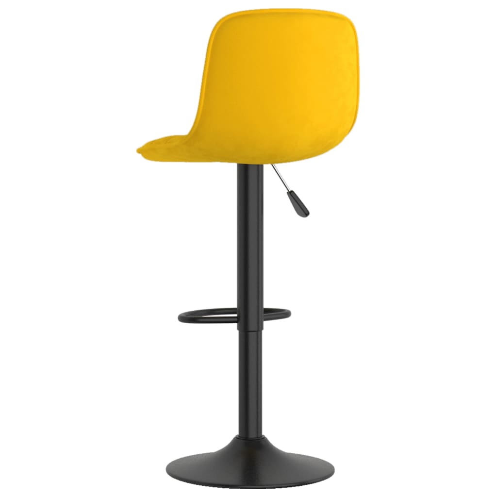 Barhocker 2 Stk. Hellgrün Samt