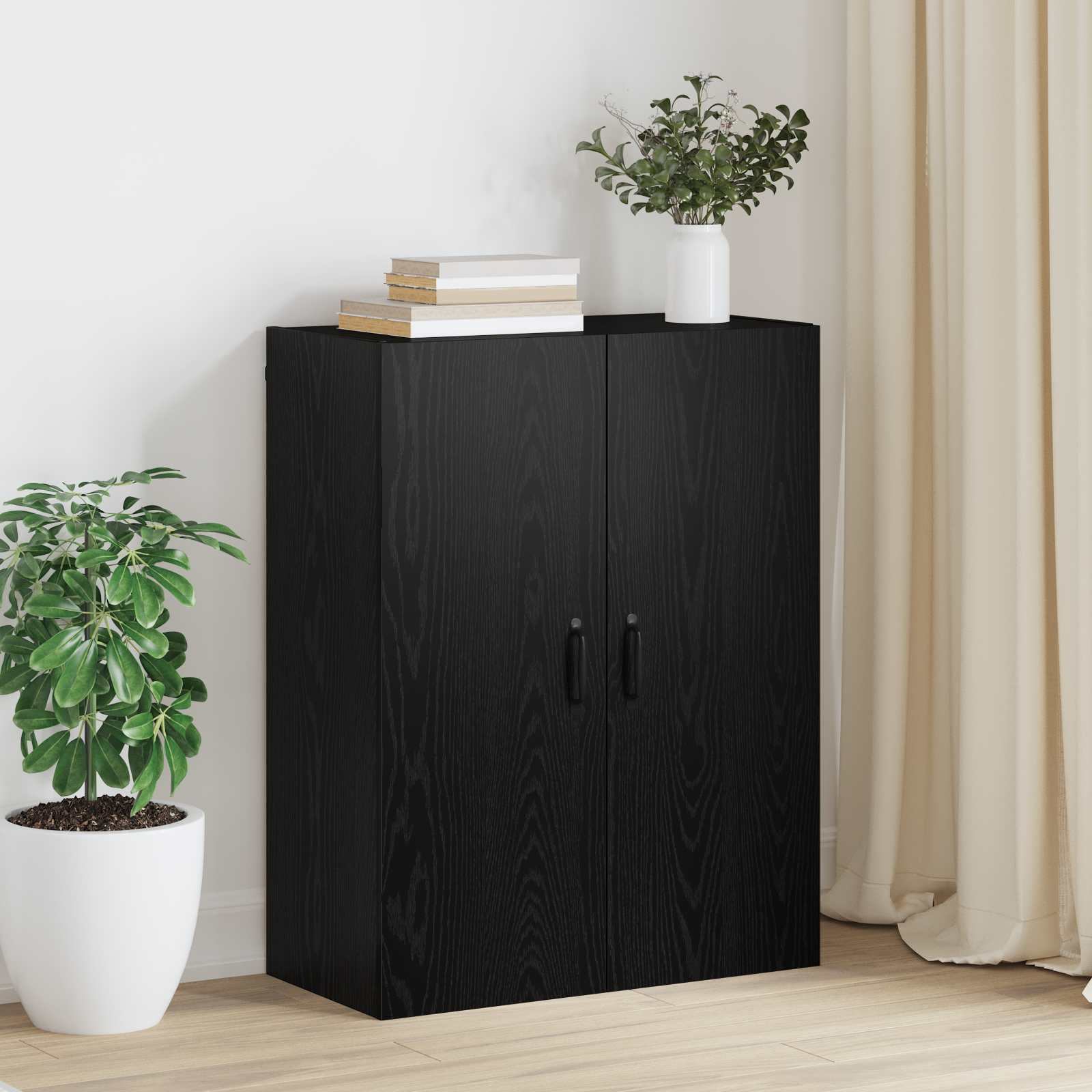 Hängeschrank Weiß 69,5x34x90 cm Holzwerkstoff