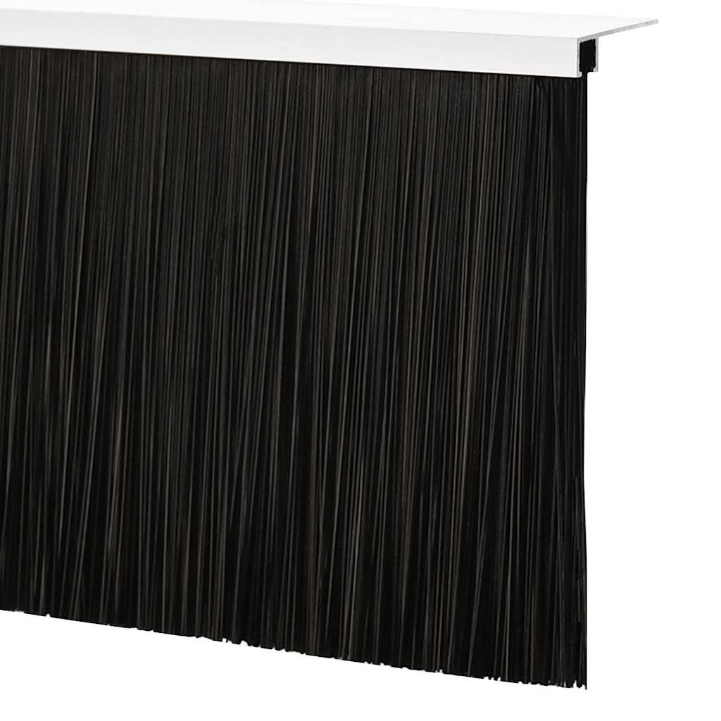Aufsteck Türbürstendichtungen 2 pcs Braun 100 cm