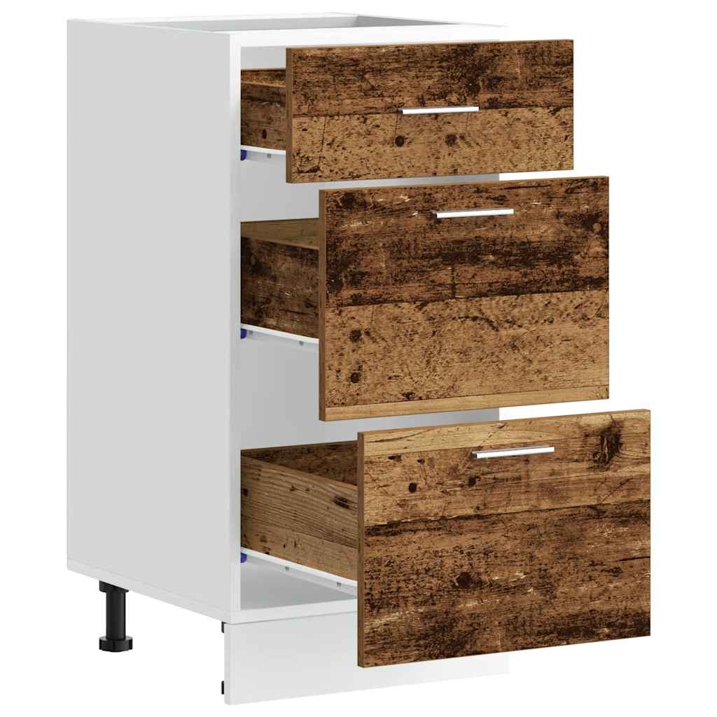 Unterschrank Lyon Weiß 60x46x81,5 cm Holzwerkstoff