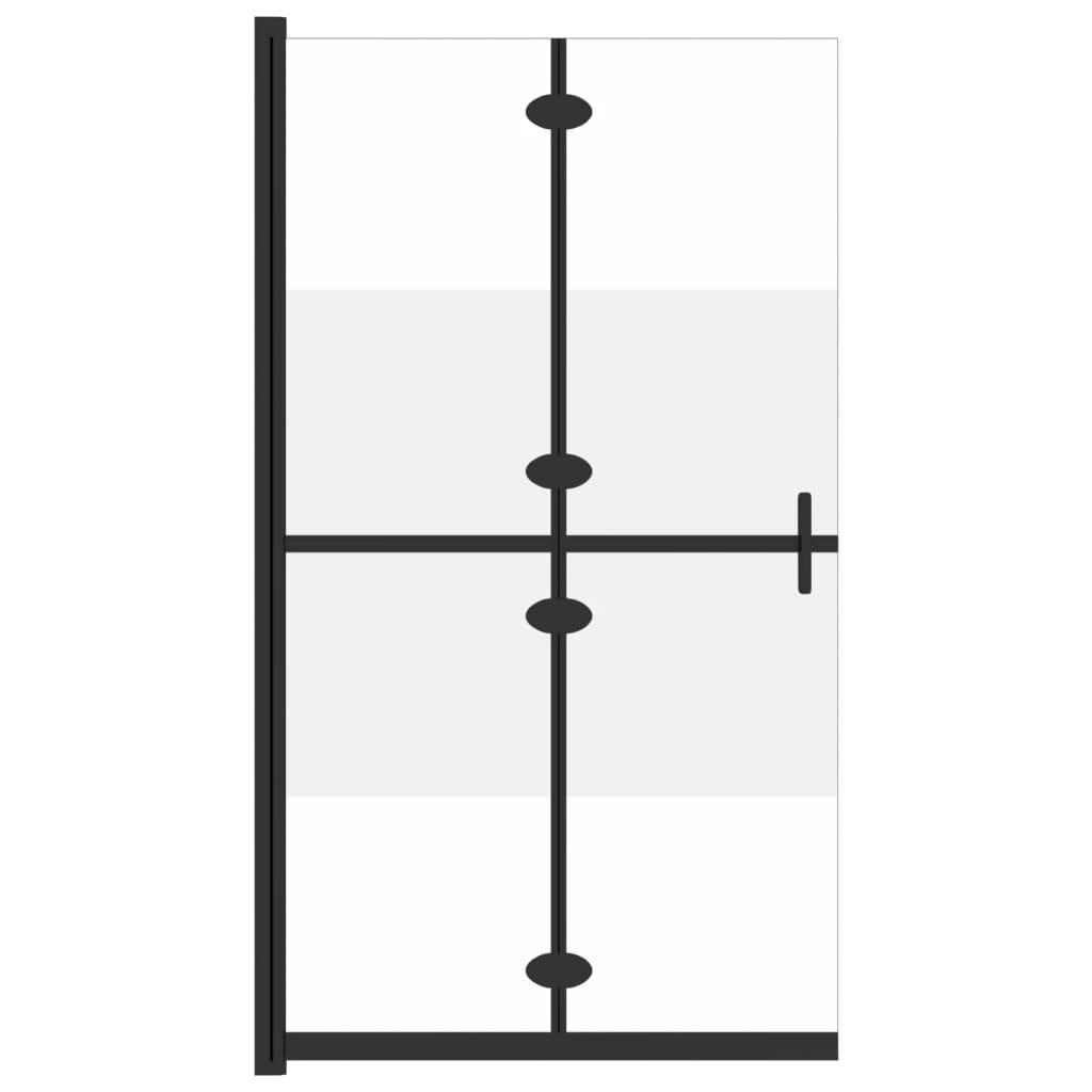 Faltbare begehbare Duschwand Transparentes ESG Glas 70x190 cm