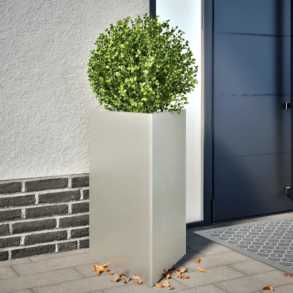 Pflanzkübel 30x26x75 cm Cortenstahl