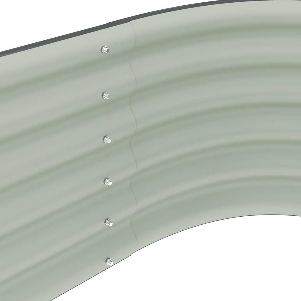 Hochbeet Grün 400 x 80 x 81 cm Stahl