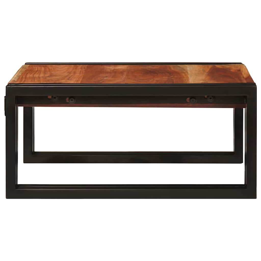 Badregal für Braun 40 x 50 x 23 cm Massives rohes Mangoholz