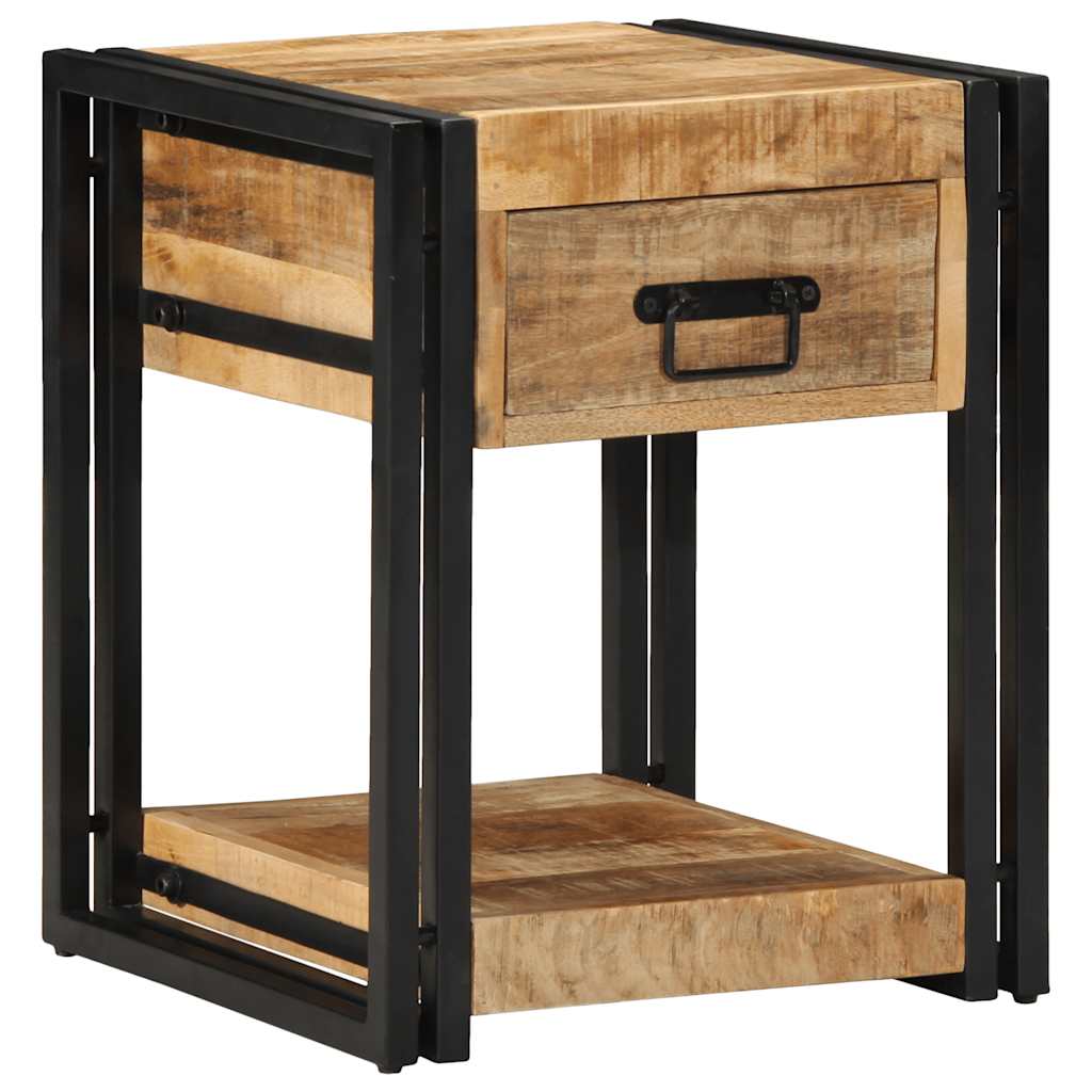 Nachttisch 40 x 35 x 50 cm Massives upgecyceltes Holz