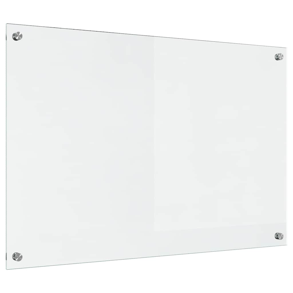 Küchenrückwand 2 pcs Weiß 70 x 40 cm Gehärtetes Glas