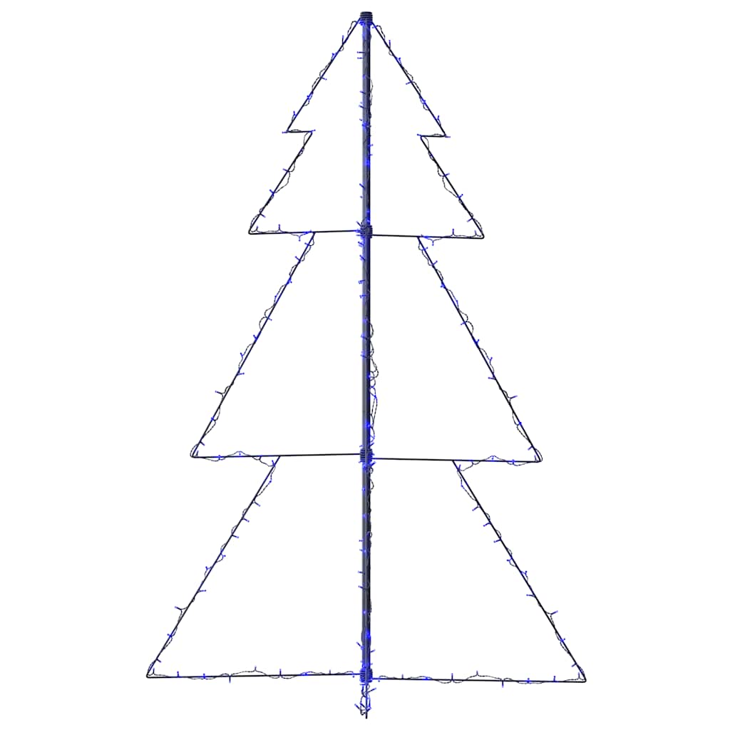 Weihnachtsbaum in Kegelform 160 LEDs Indoor & Outdoor 78x120 cm