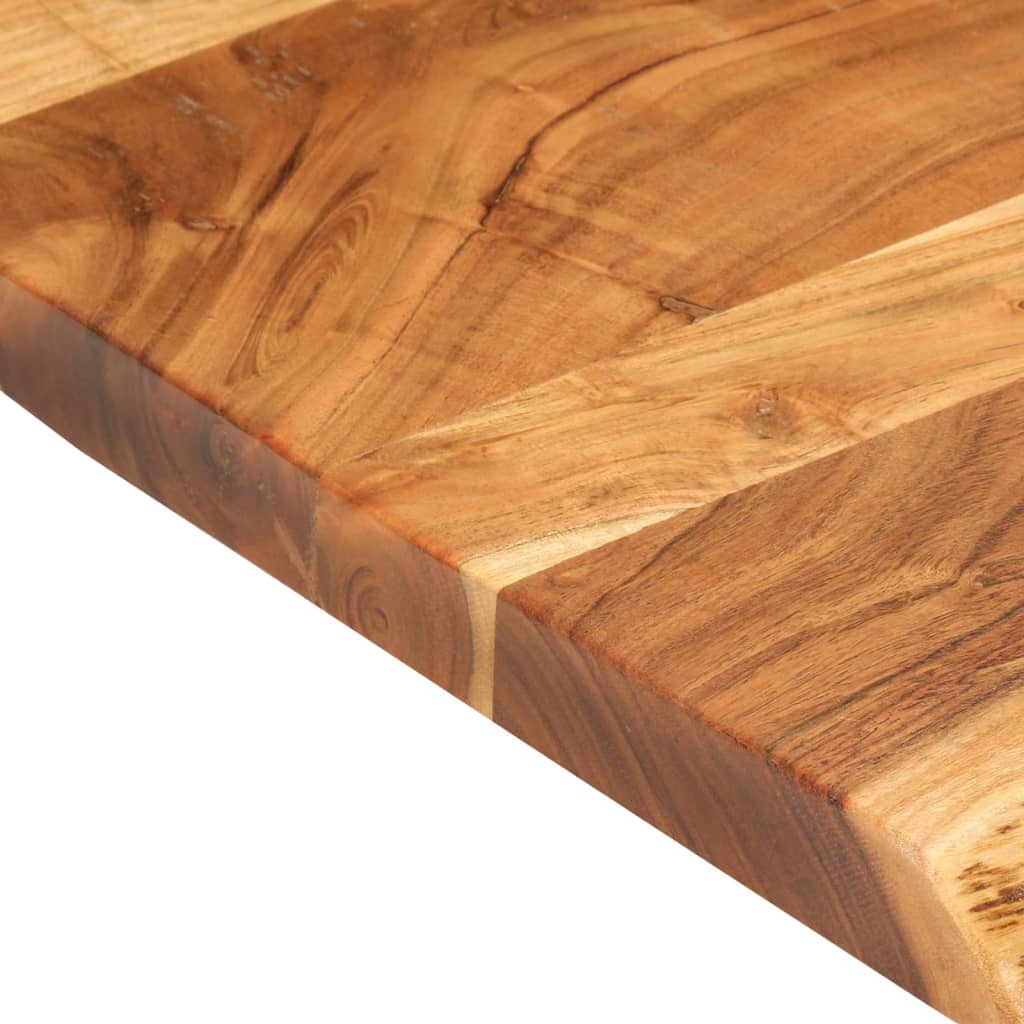 Badezimmer-Waschtischplatte Massivholz Akazie 100x52x2,5 cm