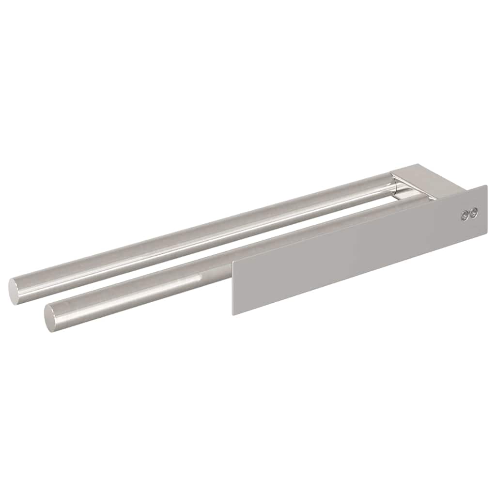 Handtuchhalter Silber 40 x 9 x 4 cm Edelstahl