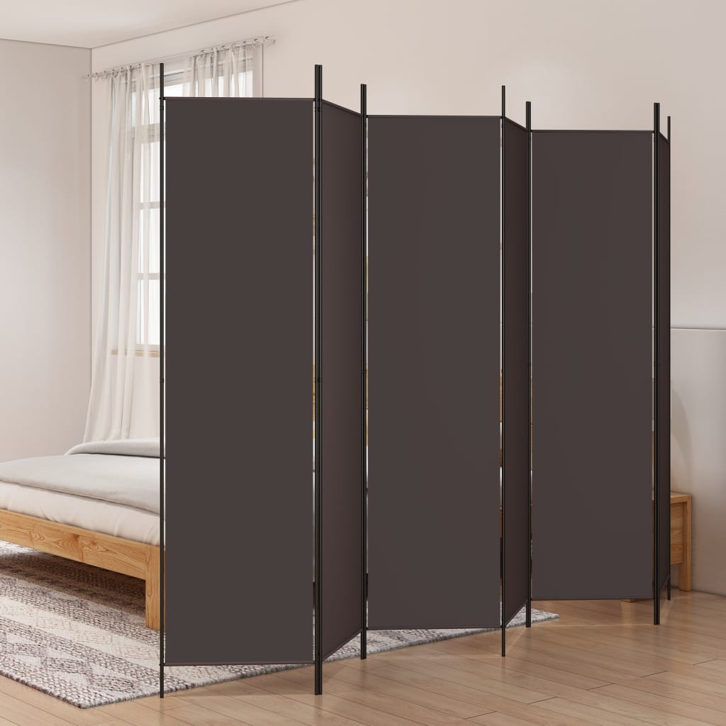 3-tlg. Paravent Schwarz 150x200 cm Stoff