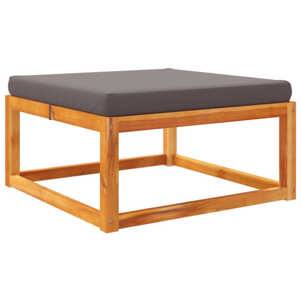 6-tlg. Gartensofa-Set mit Kissen Holz Akazie & Seil