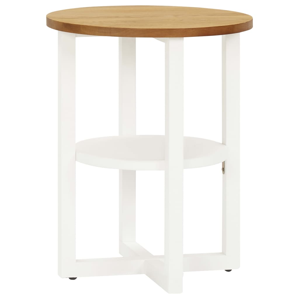 Beistelltisch 40×50 cm Massivholz Eiche