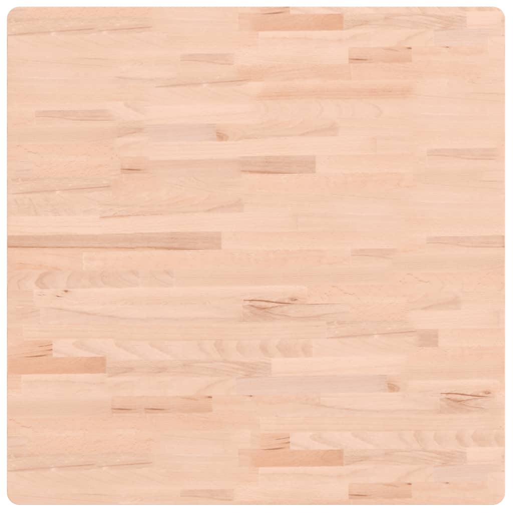 Tischplatte Ø30x1,5 cm Rund Massivholz Buche