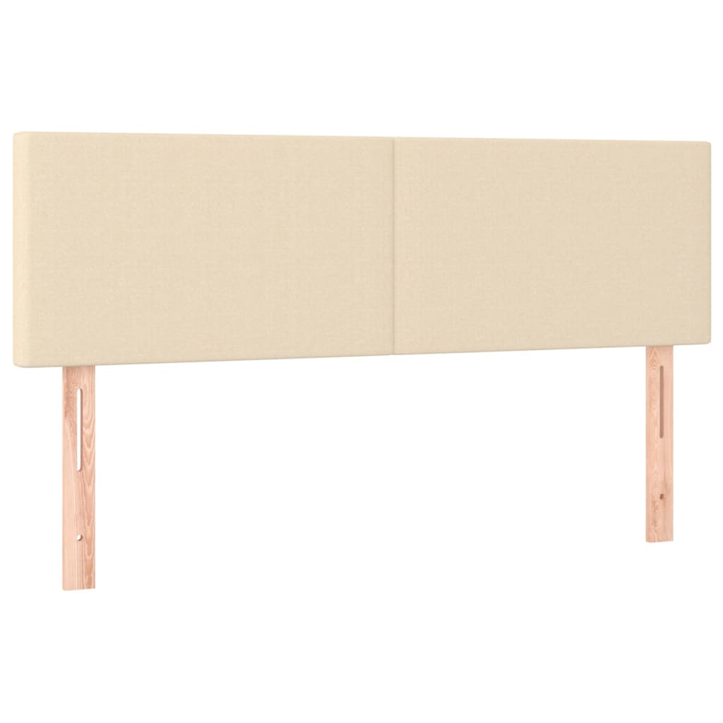 Kopfteil Hellgrau 80x5x118/128 cm Stoff