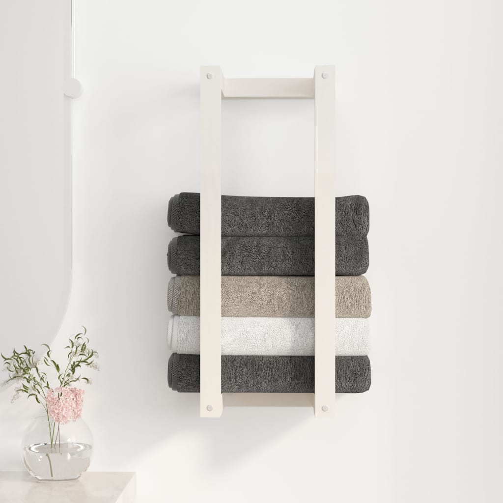 Handtuchhalter 23x18x60 cm Massivholz Kiefer