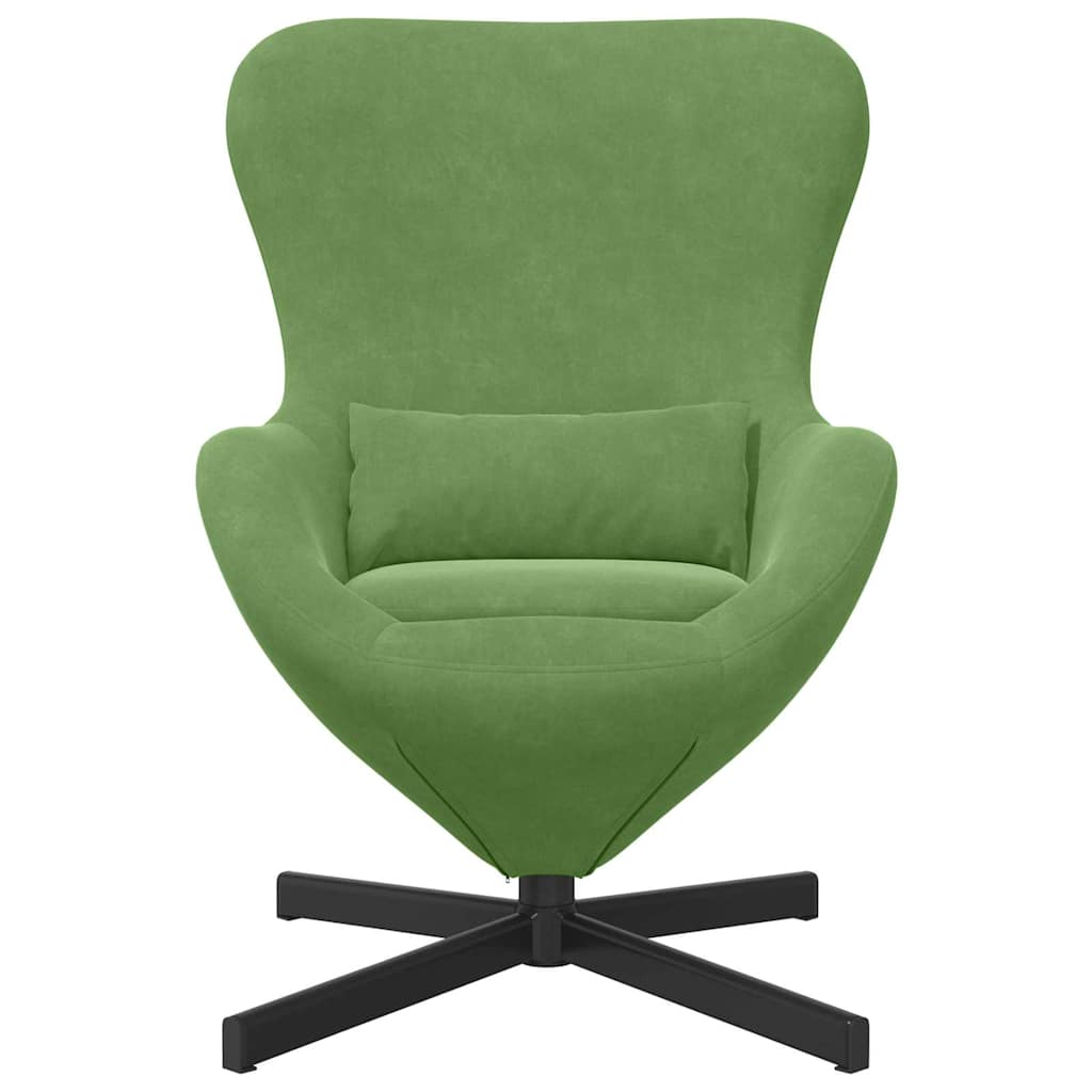 Eiersessel Blau 63 x 73 x 90 cm Samt