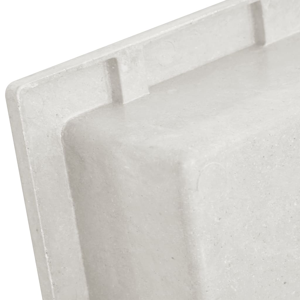 Duschnische Mattgrau 41x36x10 cm