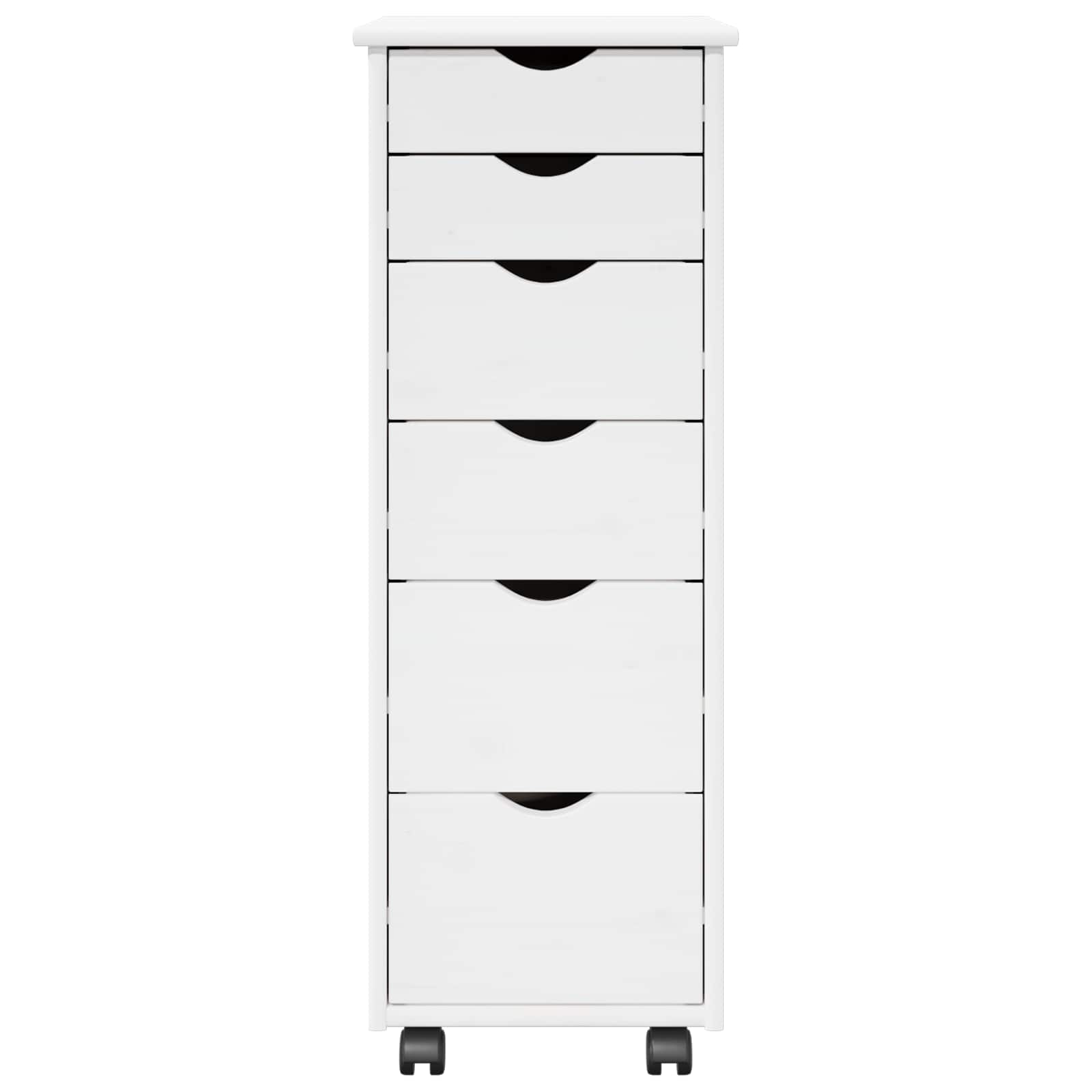 Rollschrank Honigbraun 34 x 39 x 93,5 cm Massivholz Kiefer