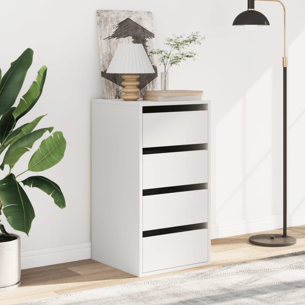 Schubladenschrank Schwarz Eichen-Optik 41 x 40 x 58 cm