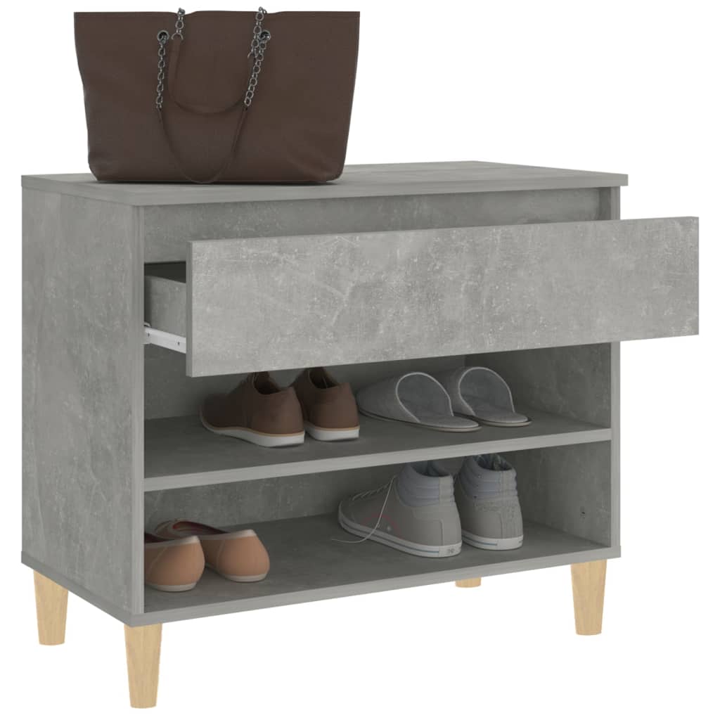Schuhregal Weiß 70x36x60 cm Holzwerkstoff