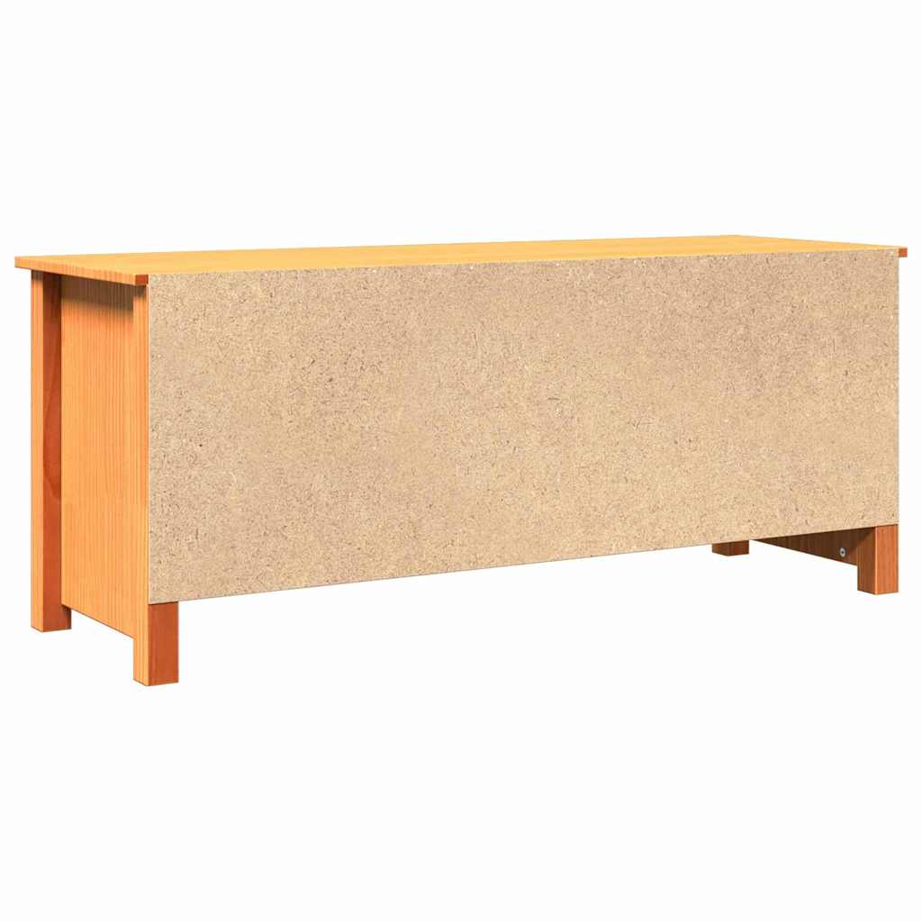 Schuhbank Weiß 70x38x45,5 cm Massivholz Kiefer