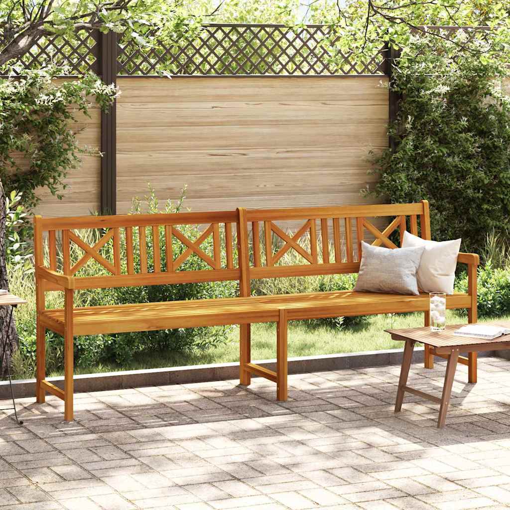 Bank Outdoor Natur 110 x 56 x 90 cm Massivholz Akazie