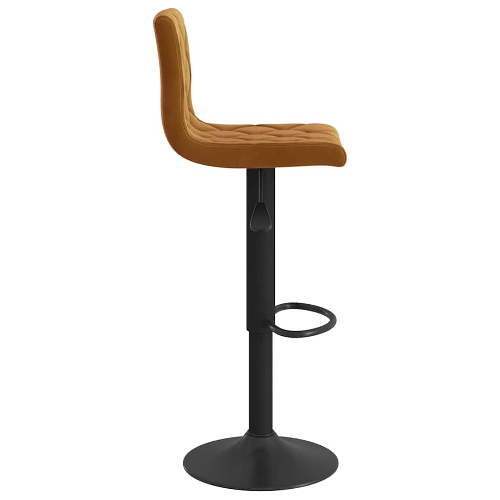 Barhocker 2 Stk. Creme Samt