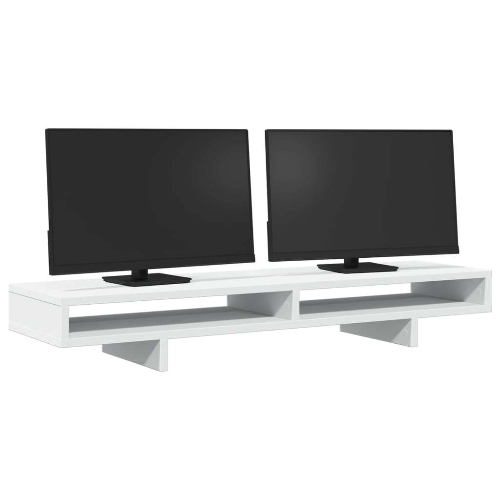 Monitor Halterung Schwarz 100 x 27 x 15 cm Holzwerkstoff